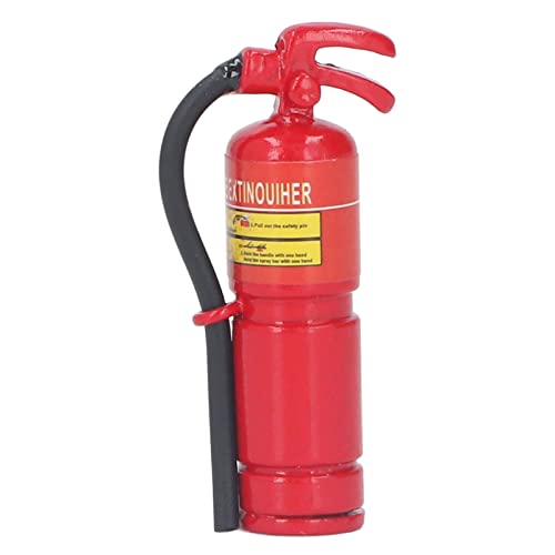 Kikumi Puppenhaus Feuerlöscher Mininatur 1:12 Legierungsmodell Dekoratives Zubehör Im Skala (S (61x21x18cm/24x8.3x7.1in)) von Kikumi
