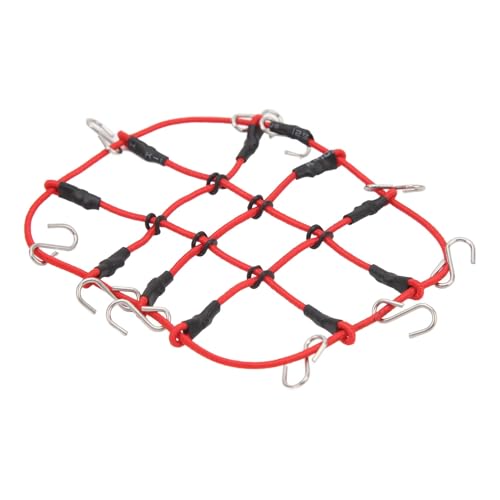 Kikumi RC -Gepäck Net Simulationsdekoration RC Crawler Car Gepäck Net TRX4M 1/18 -Zubehör (Rot) von Kikumi