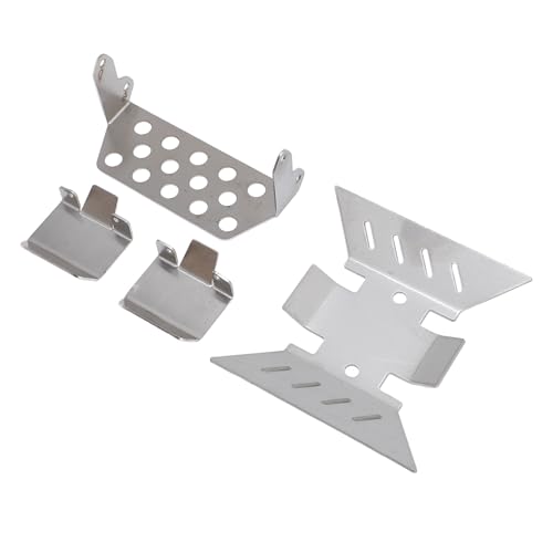 Kikumi Noennrc Car Chassis Armour Metall RC Chassis Skid Plattenachse Protektor Vordere Wache für Scx10 III von Kikumi