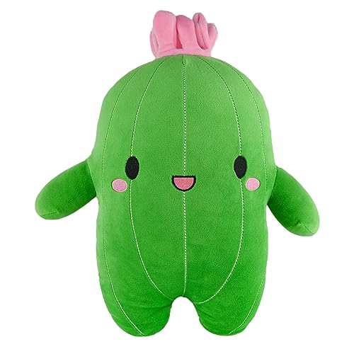 Kikuo Simulation Kaktus Plushie Kawaii, Kaktus Cute Plushies Kawaii Kaktus, 40cm Kaktus Plüschtier, Kawaii Kuscheltier für Unisex Kuschelig Erwachsene Schlafen, Kissen, Geburtstage, Weihnachten von Kikuo