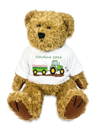 Kilala Bär Kuscheltier für die Zuckertüte befüllen Dino Topping Schultüte Mädchen Junge (Traktor) von Kilala