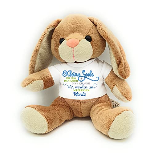 Kilala Hase Kuscheltier für Sternenkinder mit Namen Trauer Abschied Stille Geburt (Junge kleine Seele) von Kilala