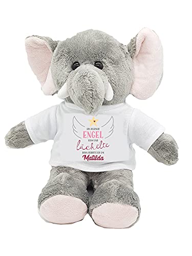 Kilala Elefant Kuscheltier für Sternenkinder mit Namen (Mädchen Engel) von Kilala