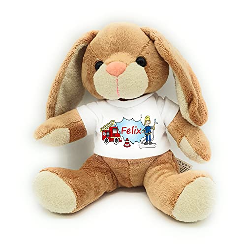 Kilala Hase Kuscheltier Geburtstag Nikolaus Weihnachten Überraschung Kinder (Feuerwehr) von Kilala