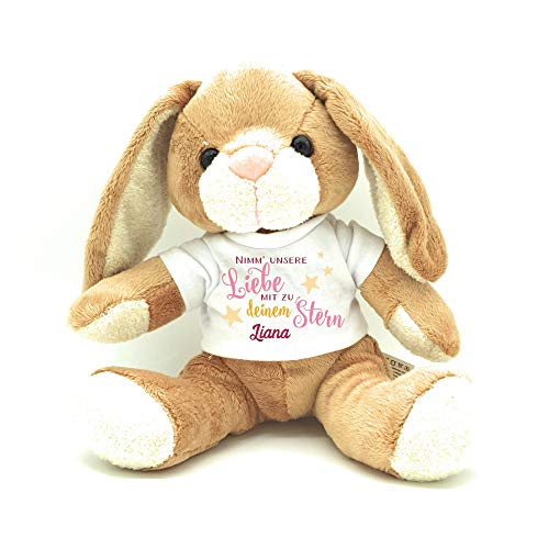 Kilala Hase Kuscheltier für Sternenkinder mit Namen Trauer Abschied Stille Geburt (Mädchen) von Kilala