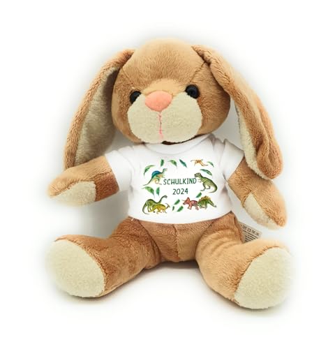Kilala Hase Kuscheltier für die Zuckertüte Schultüte mit Wunschname Hase Topping für die Schultüte (Dino ohne Namen) von Kilala