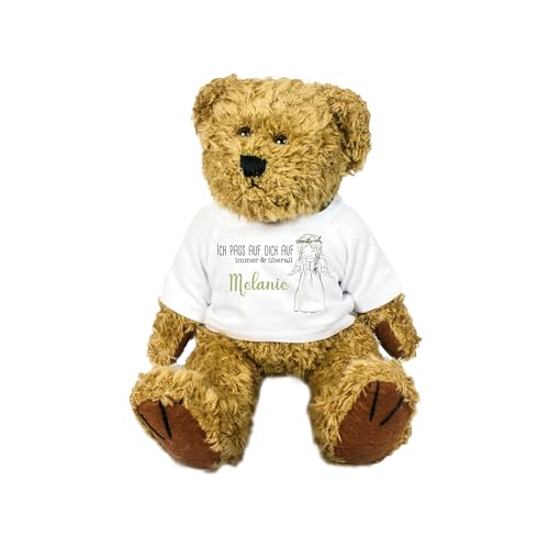 Kilala Kuscheltier Bär Schutzengel Pastell Teddy Stofftiere Geschenk Trostpflaster Plüschtier (mit Namen) von Kilala