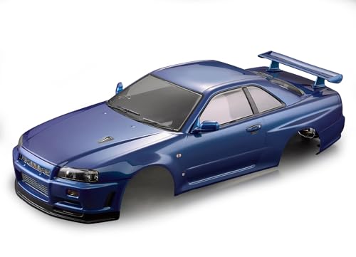 Killerbody Nissan Skyline R34 Karosserie Metallic Blau 195mm RTU Killerbody Nissan Skyline R34 Karosserie Metallic Blau 195mm RTU von Killerbody