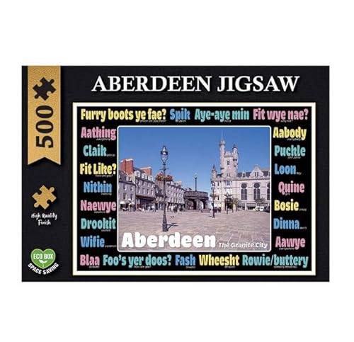 Aberdeen The Granite City, Schottland, 500 Teile Puzzle Aberdeen The Granite City, Schottland, 500 Teile Puzzle von Kilts Wi Hae