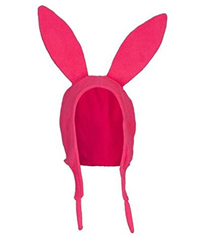 KimFuLai Familie passende Bob's Burgers Louise Hasen Ohrhüte für Damen und Mädchen, niedliche Hasenohrhüte, Halloween, Weihnachten, Cosplay, Zubehör (A-Damen, Rosa, M) von KimFuLai
