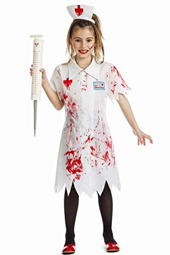 Zombie-Krankenschwester-Kostüm, Größe 10-12 Jahre, Kindergröße von Kimokawaii