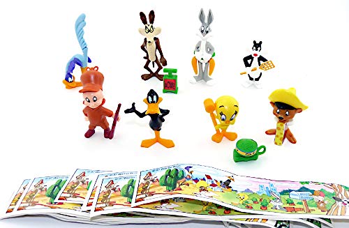 Kinder Überraschung, Looney Tunes Steckfiguren von 1996 mit Allen Beipackzetteln (Sätze aus Europa) von Kinder Überraschung
