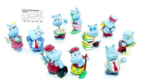 Kinder Überraschung 10 Figuren der Happy Hippo Company von 1994 (Komplettsätze) von Kinder Überraschung