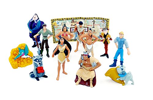 Kinder Überraschung 12 Pocahontas Figuren in groß mit Beipackzettel Kinder Überraschung 12 Pocahontas Figuren in groß mit Beipackzettel von Kinder Überraschung
