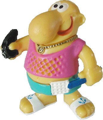 Kinder Überraschung Arnie Mateur mit rosa Mundbemalung (Strand-Nasen) von Kinder Überraschung