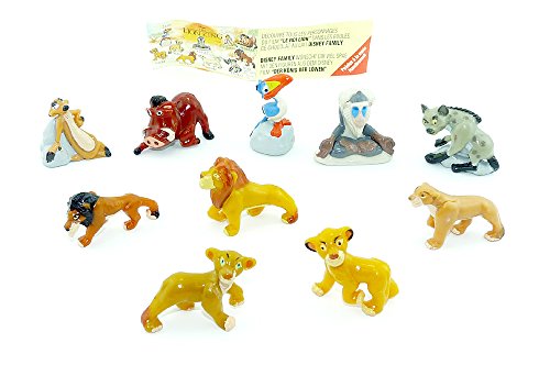 Kinder Überraschung Der König der Löwen Figurensatz von Firma N e s t l e mit Beipackzettel von Kinder Überraschung