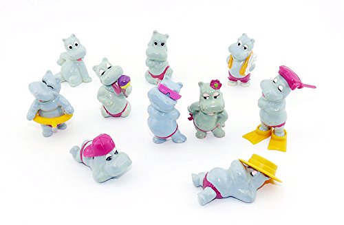Kinder Überraschung Die Happy Hippos von 1988 mit Zubehör. 10 niedliche Hippos (Komplettsätze) von Kinder Überraschung