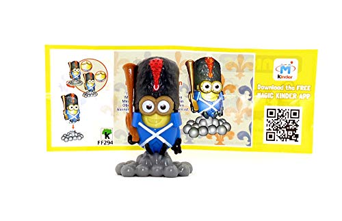 Napoleon Minion mit blauer Hose + Beipackzettel. Ü-Eier Variante (Die MINIONS) von Kinder Überraschung