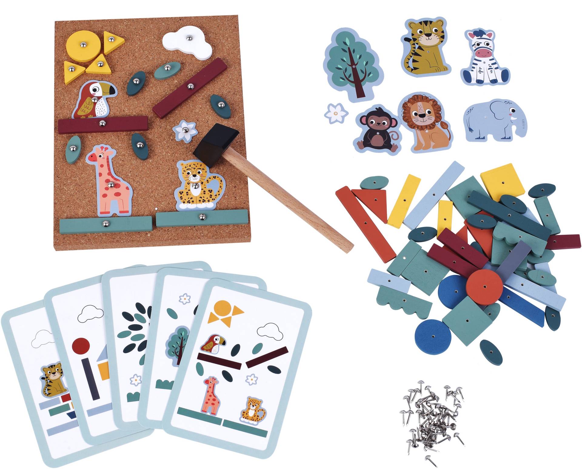 Kinder and Kids Hammer-und-Nagel-Spiel Dschungel Kinder and Kids Hammer-und-Nagel-Spiel Dschungel von Kinder and Kids