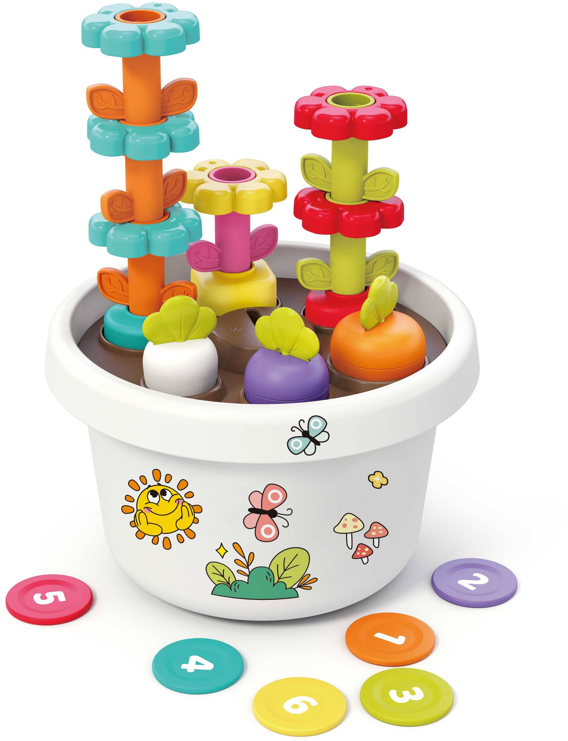 Kinder and Kids Kreatives Montessorispielzeug Topf mit Pflanzen und Aufklebern, Babyspielzeug Kinder and Kids Kreatives Montessorispielzeug Topf mit Pflanzen und Aufklebern, Babyspielzeug von Kinder and Kids