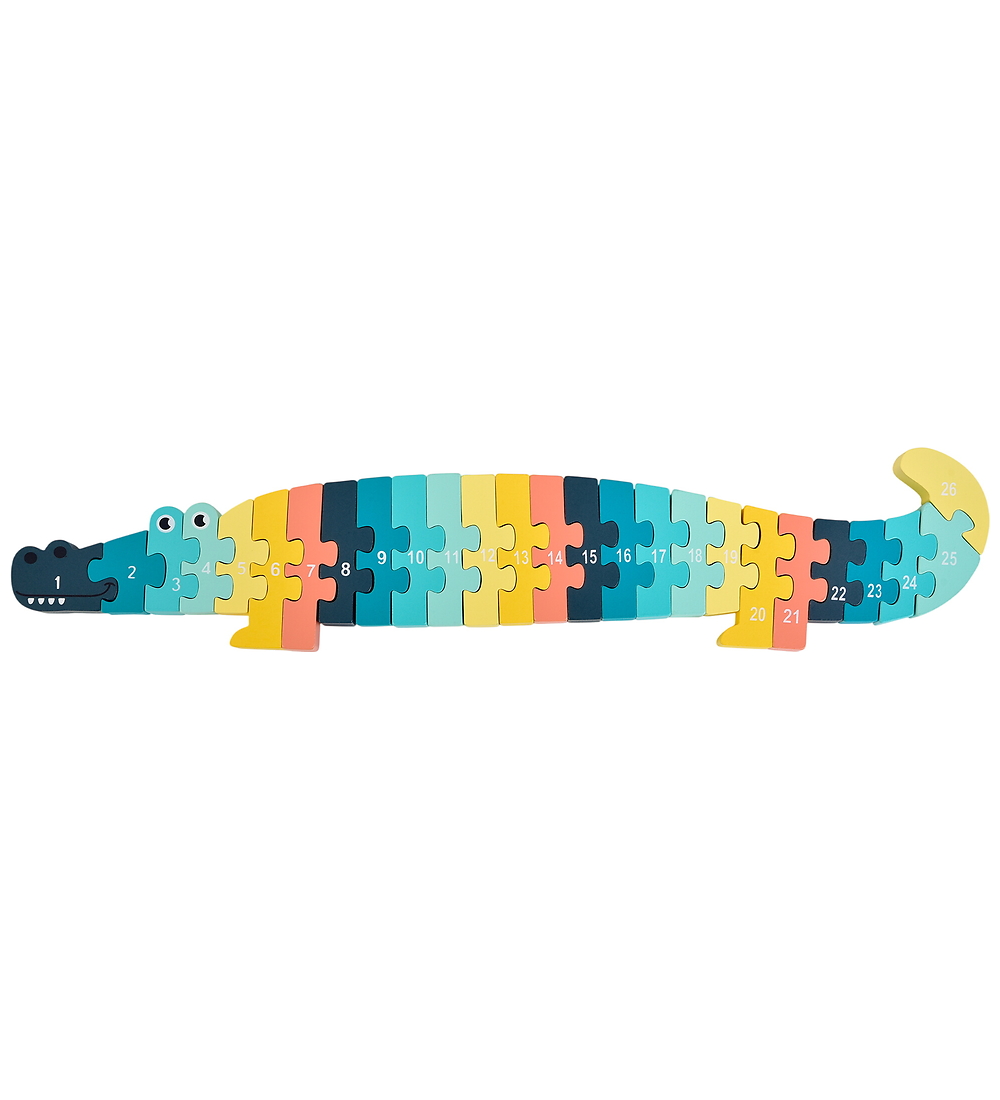 Kinder and Kids Puzzlespiel - Holz - 26 Teile - Krokodil - Kinder and Kids - One Size - Puzzlespiele Kinder and Kids Puzzlespiel - Holz - 26 Teile - Krokodil - Kinder and Kids - One Size - Puzzlespiele von Kinder and Kids