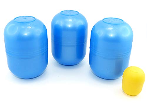 Kinder Überraschung, 3 leere große blaue Maxi Ei Kapseln Kinder Überraschung, 3 leere große blaue Maxi Ei Kapseln von Kinder
