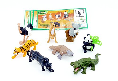 Kinder Überraschung, Satz Natoons Wildtiere mit allen Beipackzetteln Kinder Überraschung, Satz Natoons Wildtiere mit allen Beipackzetteln von Kinder