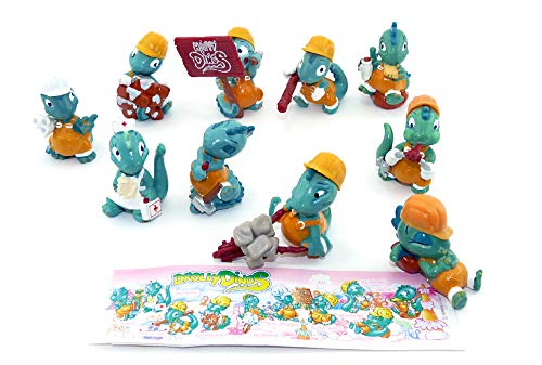 Kinder Überraschung Die Drolly Dinos als Europa Satz mit Beipackzettel (10 Elefanten - Figuren) von Kinder