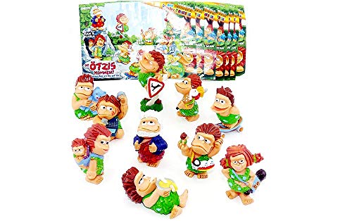 Kinder Überraschung Die Ötzis kommen. 10 Figruen mit Allen 10 Beipackzeteln (Komplettsatz Ü-Ei Figuren von Ferrero) von Kinder