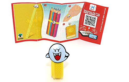 Kinder Überraschung Super Mario Armband mit Boo als Motiv und Beipackzettel DV560 Kinder Überraschung Super Mario Armband mit Boo als Motiv und Beipackzettel DV560 von Kinder