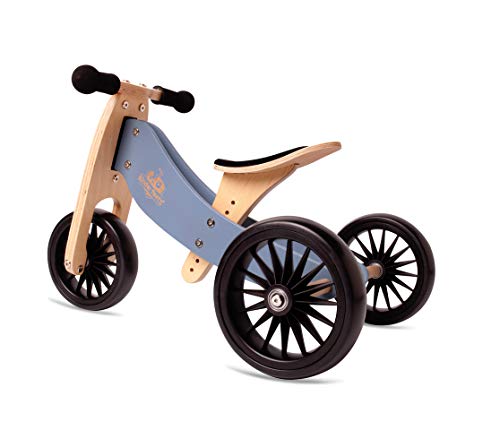 Kinderfeets Tiny Tot Plus Schiefer Blau - Dreirad und Laufrad 2 in 1 aus Holz – ab 1,5 Jahr Kinderfeets Tiny Tot Plus Schiefer Blau - Dreirad und Laufrad 2 in 1 aus Holz – ab 1,5 Jahr von Kinderfeets
