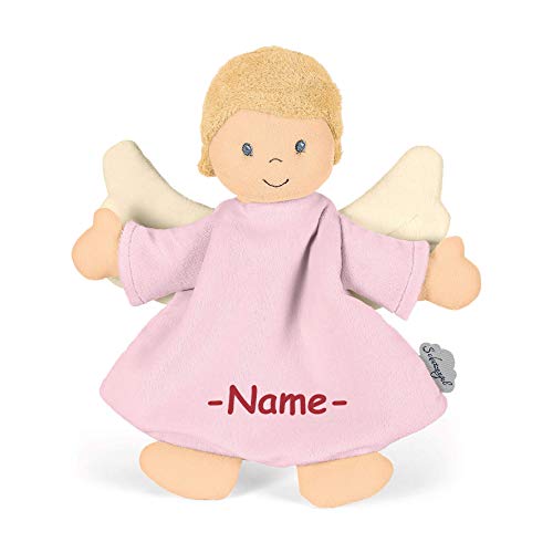 Sterntaler Schutzengel individuell Bestickt mit Name, Weiches Schnuffeltuch ab 0 Jahre, Schmusetuch für Babys, Jungen und Mädchen, Kuscheltuch waschbar Sterntaler Schutzengel individuell Bestickt mit Name, Weiches Schnuffeltuch ab 0 Jahre, Schmusetuch für Babys, Jungen und Mädchen, Kuscheltuch waschbar von Kinderhaus Blaubär