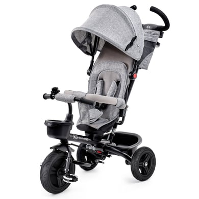 Kinderkraft 6 in 1 Dreirad Aveo, grau von Kinderkraft