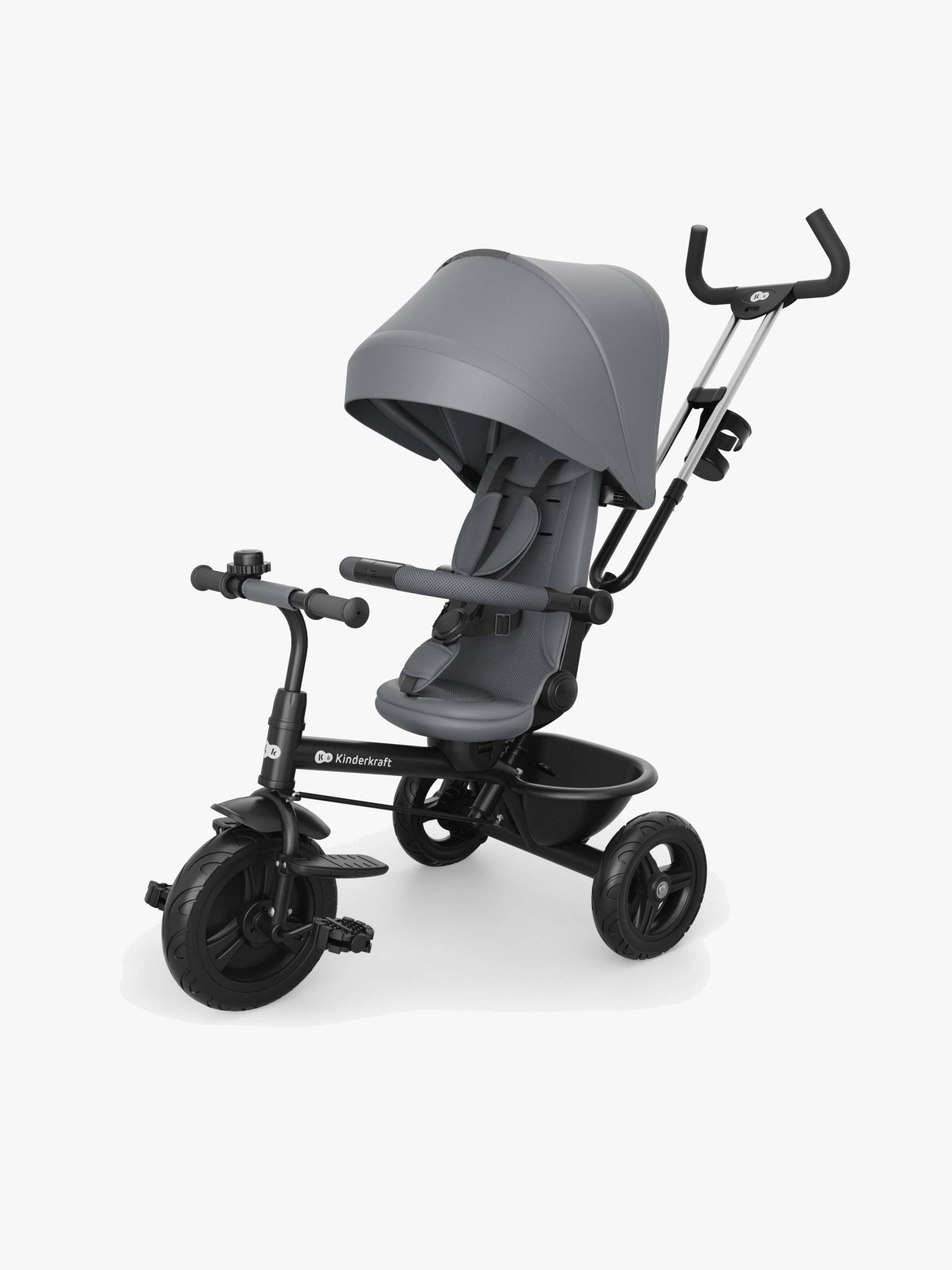 Kinderkraft Dreirad Aston 2 Plus, Grau von Kinderkraft