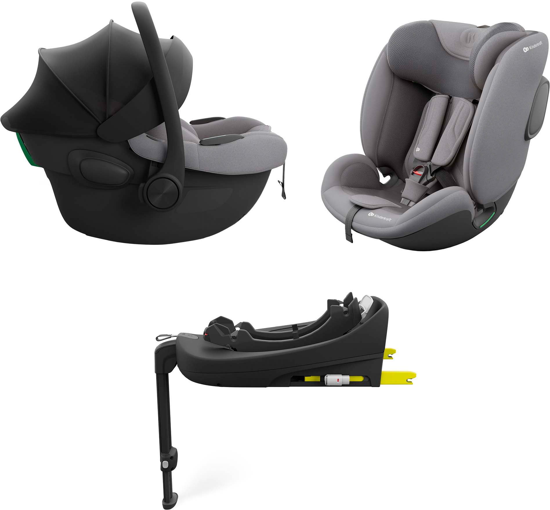 Kinderkraft ENDURA SAFE Modulsystem, Grey Kinderkraft ENDURA SAFE Modulsystem, Grey von Kinderkraft