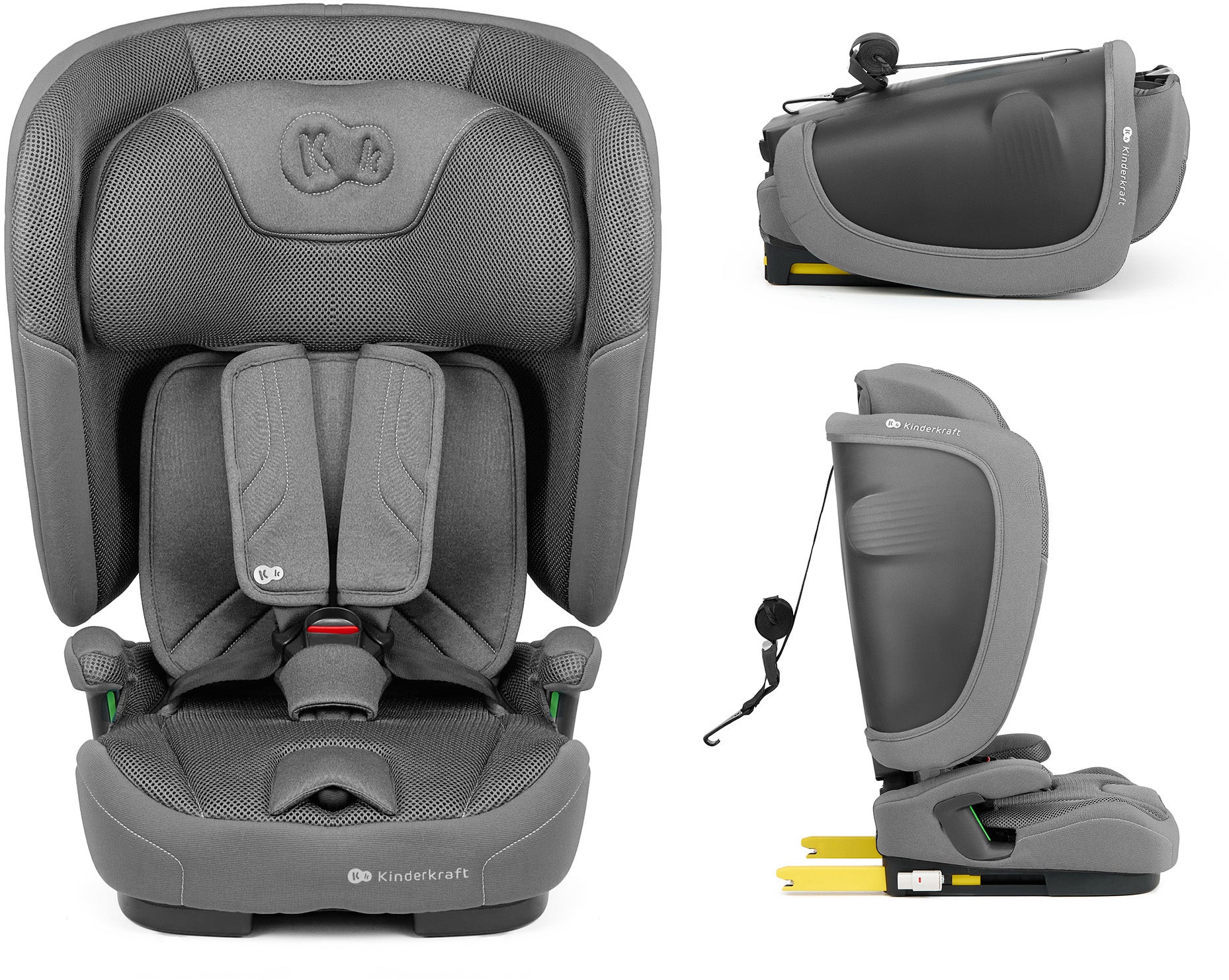 Kinderkraft FIX2GO i-Size Kindersitz, Grey Kinderkraft FIX2GO i-Size Kindersitz, Grey von Kinderkraft