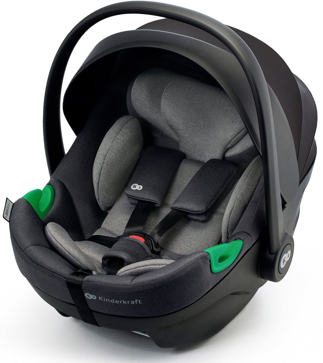 Kinderkraft I-CARE i-Size Babyschale, Cool Grey von Kinderkraft