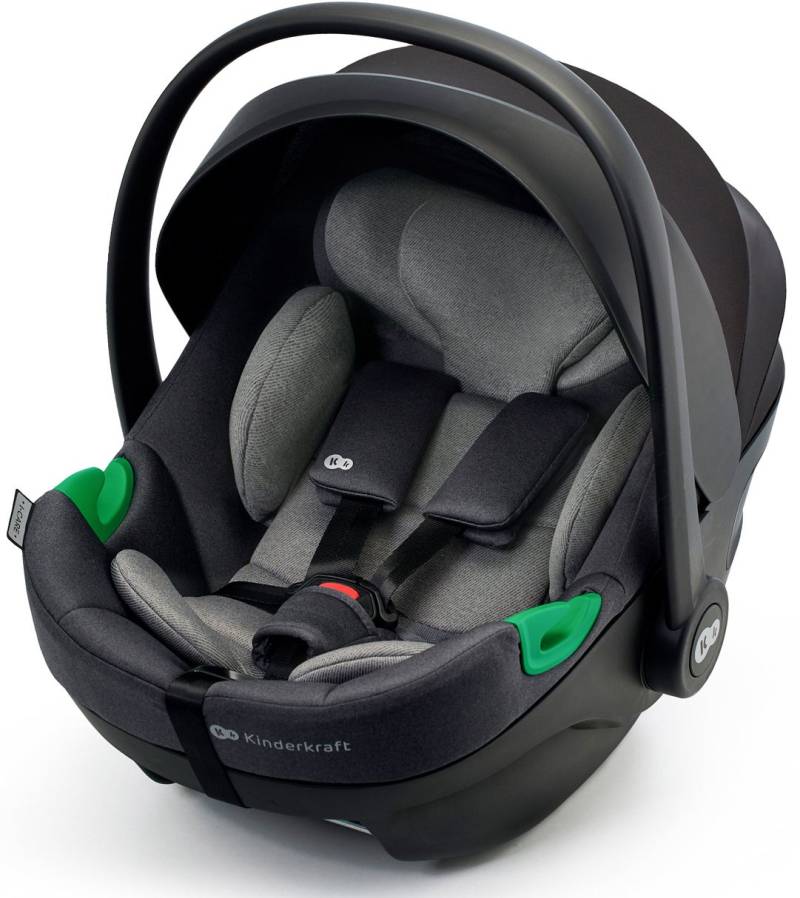 Kinderkraft I-CARE i-Size Babyschale, Cool Grey von Kinderkraft