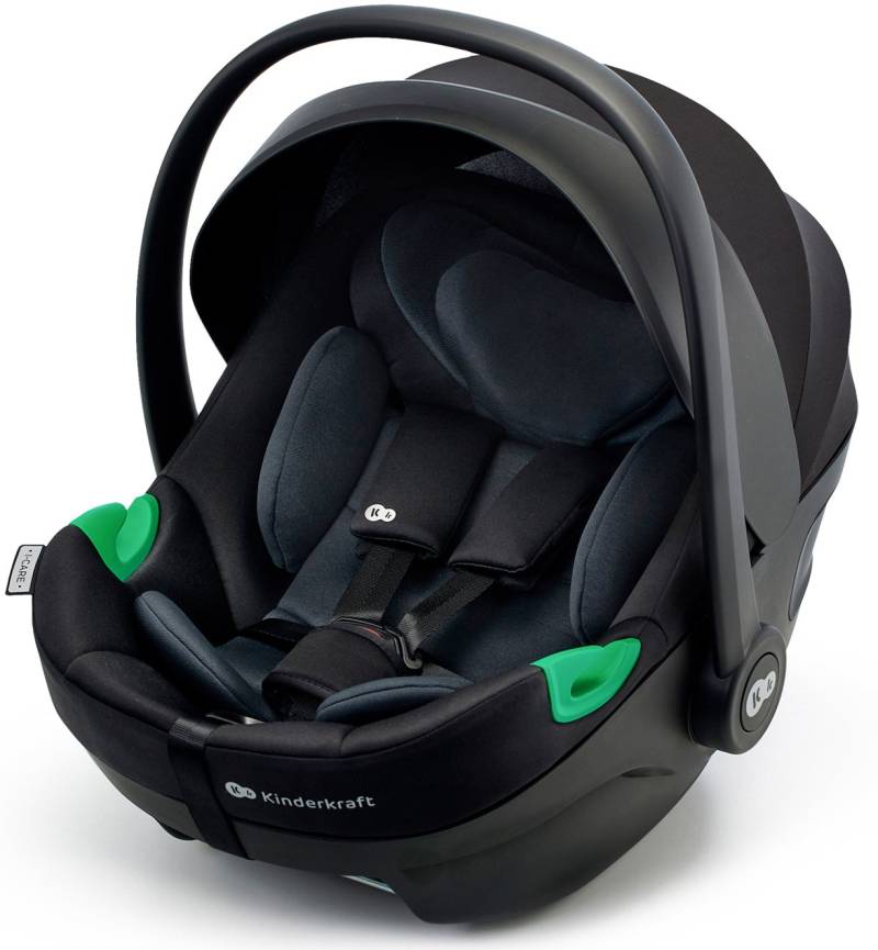Kinderkraft I-CARE i-Size Babyschale, Graphite Black von Kinderkraft