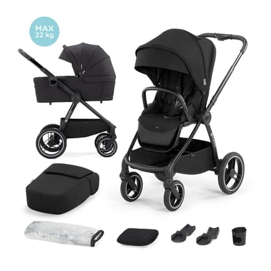 Kinderkraft Kombikinderwagen NEA 2 in 1 midnight black von Kinderkraft