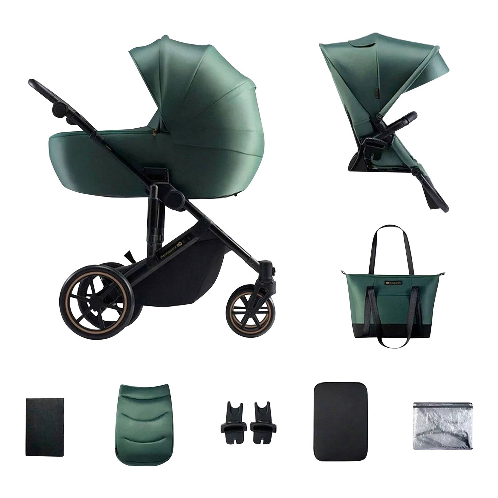Kinderkraft Kombikinderwagen PRIME 2 inkl. Wickeltasche gruen Kinderkraft Kombikinderwagen PRIME 2 inkl. Wickeltasche gruen von Kinderkraft