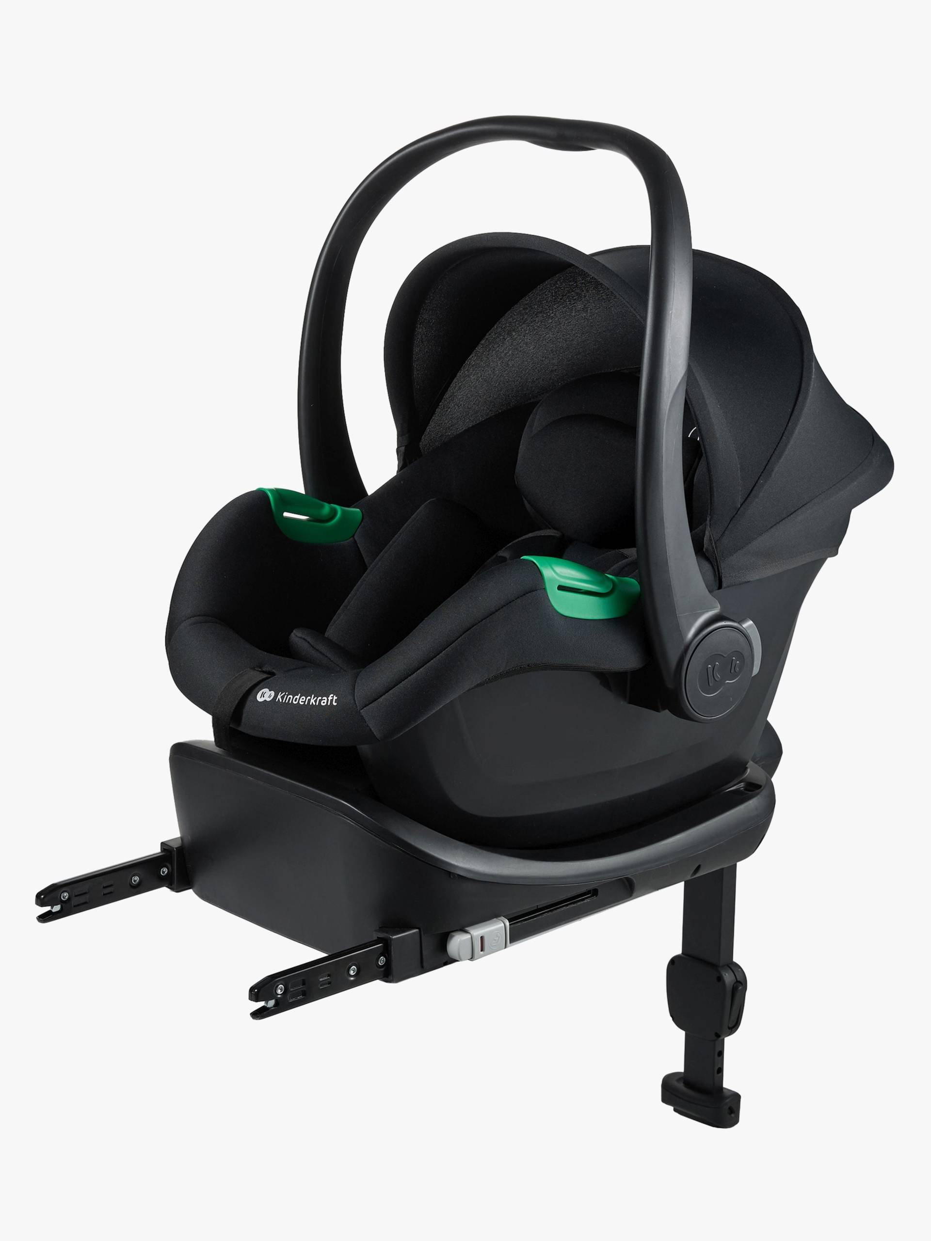 Kinderkraft MINK PRO 2 i-Size Babyschale inkl MINK FX 2 SET BLACK Basis, Black von Kinderkraft