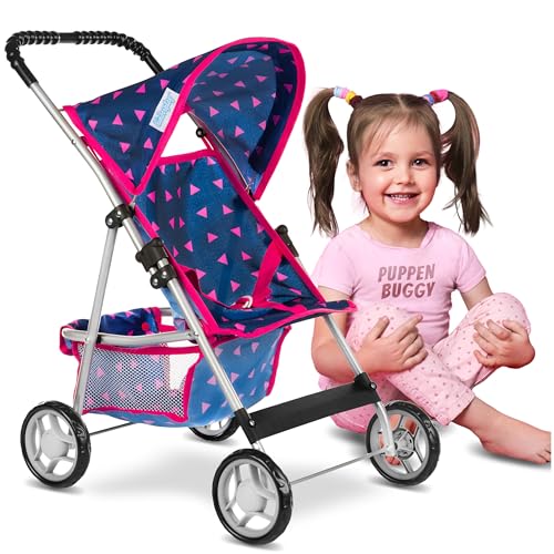 Kinderplay Puppenwagen Puppenbuggy Kinderwagen, Buggy - Babyspielzeug, Puppenwagen für Puppen, Modern, KP0280T Kinderplay Puppenwagen Puppenbuggy Kinderwagen, Buggy - Babyspielzeug, Puppenwagen für Puppen, Modern, KP0280T von Kinderplay