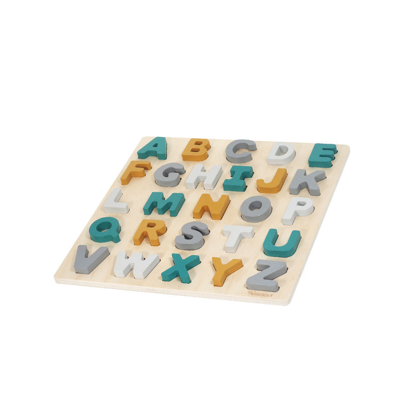 Buchstaben-Puzzle CASPAR 27-teilig aus Holz von Kindsgut