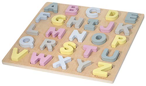 Kindsgut ABC-Puzzle, Buchstaben Holzpuzzle in dezenten Farben, Hanna Kindsgut ABC-Puzzle, Buchstaben Holzpuzzle in dezenten Farben, Hanna von Kindsgut