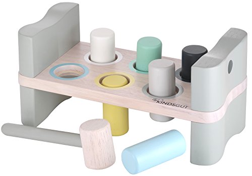 Kindsgut Hammerbank für Kinder ab 3 Jahren, Holzspielzeug zur Förderung der Feinmotorik, Schlichtes Design und dezente Farben, Hochwertige Qualität, Kindergerecht Kindsgut Hammerbank für Kinder ab 3 Jahren, Holzspielzeug zur Förderung der Feinmotorik, Schlichtes Design und dezente Farben, Hochwertige Qualität, Kindergerecht von Kindsgut