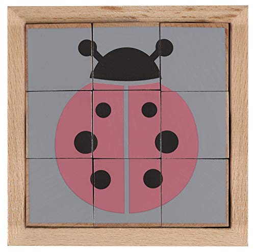 Kindsgut Holzwürfelpuzzle, Holzspielzeug für Kleinkinder, hochwertige Qualität, Schlichtes Design und dezente Farben für Spielspaß, zum Puzzeln und Stapeln, Tiere Kindsgut Holzwürfelpuzzle, Holzspielzeug für Kleinkinder, hochwertige Qualität, Schlichtes Design und dezente Farben für Spielspaß, zum Puzzeln und Stapeln, Tiere von Kindsgut