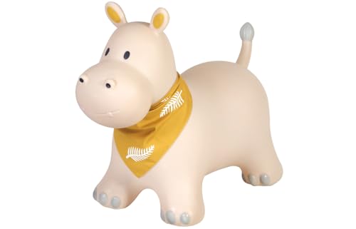 Kindsgut Hüpf-Tier für Kinder, dezente und Moderne Farben, liebevolle Details und hochwertige Qualität, inklusive Luftpumpe, Hippo von Kindsgut