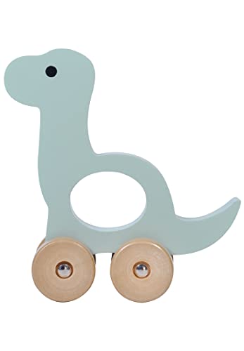 Kindsgut Schiebetier Dino aus Holz, Lernspielzeug für Kleinkinder zum Schieben, hochwertige Qualität in dezenten Farben für Spielspaß, schönes Geschenk, Brachio Kindsgut Schiebetier Dino aus Holz, Lernspielzeug für Kleinkinder zum Schieben, hochwertige Qualität in dezenten Farben für Spielspaß, schönes Geschenk, Brachio von Kindsgut