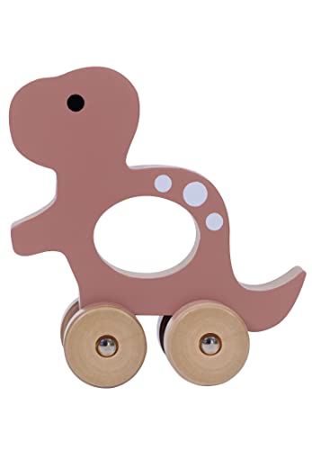 Kindsgut Schiebetier Dino aus Holz, Lernspielzeug für Kleinkinder zum Schieben, hochwertige Qualität in dezenten Farben für Spielspaß, schönes Geschenk, T-Rex Kindsgut Schiebetier Dino aus Holz, Lernspielzeug für Kleinkinder zum Schieben, hochwertige Qualität in dezenten Farben für Spielspaß, schönes Geschenk, T-Rex von Kindsgut